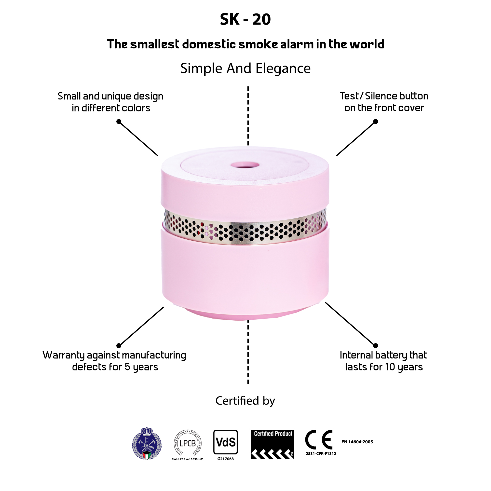 Smoke Alarm “PINK”